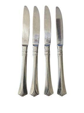 Pfaltzgraff Ellington Stainless Steel Flatware Knives Set Of 4